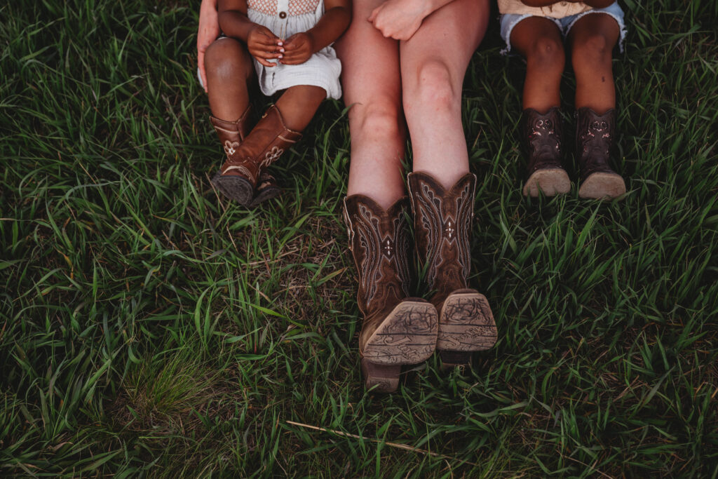 cowgirl boots, mommy & me session